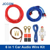 1500W Car Audio Wire Kit Amplifier Power RCA Sub Woofer Wiring Power Cable Fuse Modification Audio Subwoofer 4.5M For Amplifier