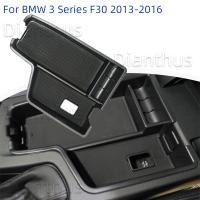 [Xiaofeitian Auto Supplies] สำหรับ BMW 3 Series F30 2013-2016รถคอนโซลกลางที่เท้าแขนกล่องเก็บภายในออแกไนเซอร์ถาดอุปกรณ์ ABS 2015 2014