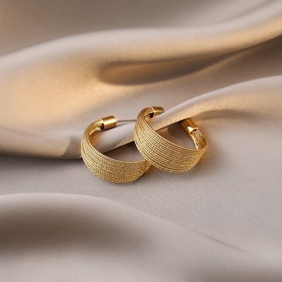 【YF】∏▣  New Fashion Trend Design Delicate Exaggerated Multilayer Stud Earrings Jewelry Gifts WholesaleTH