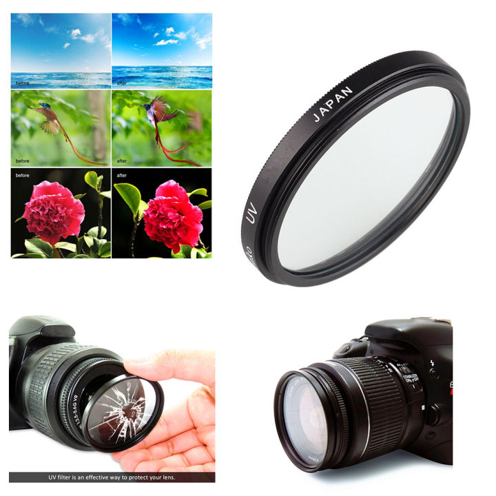 55mm-uv-filter-bayonet-reversible-lens-hood-สำหรับ-canon-rf-s-18-150-มม-f3-5-6-3-is-stm-เลนส์-eos-r7-r10-yrrey