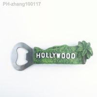 USA Fridge Magnets Hollywood Bottle Opener San Francisco Puerto Rico Travelling Souvenirs Fridge Stickers Birthday Gifts