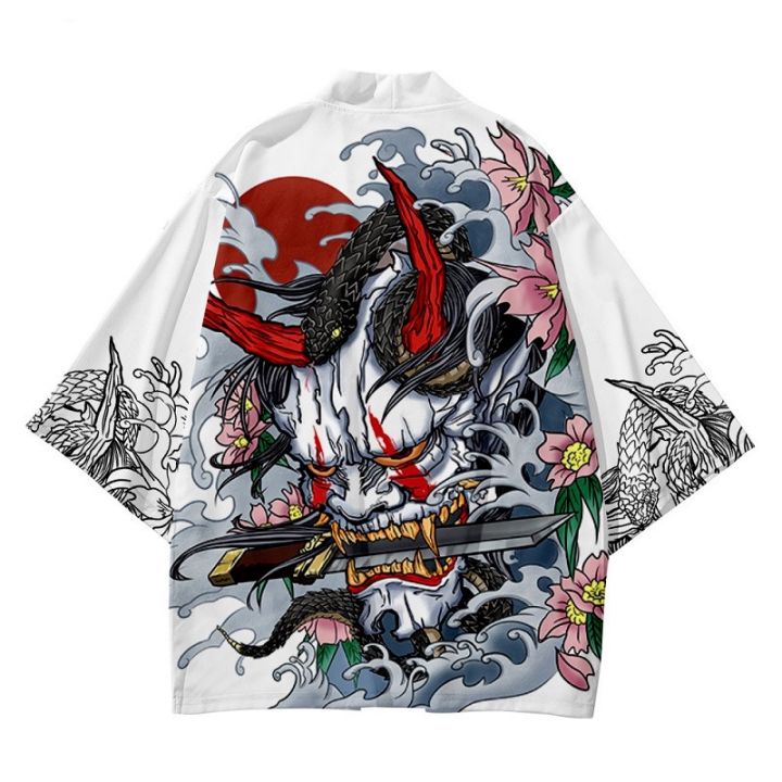 hauri-yukata-เสื้อชุดแฟนซีซามูไรเสื้อคาร์ดิแกน-kimono-ญี่ปุ่นสำหรับผู้ชายเสื้อกิโมโนเสื้อแจ็กเก็ตเสื้อคลุมกิโมโนผู้ชาย-yukata-haori