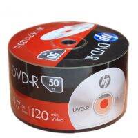 HP DVD-R 16x 4.7GB 120min แพ็ค 50 แผ่น แผ่นบันทึกข้อมูล ความเร็วในการเขียน 16x