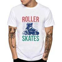 Retro World Roller Skating Championship T-shirt Cotton Video Game Shirt Lets Roll Sports Promotion Ym057B