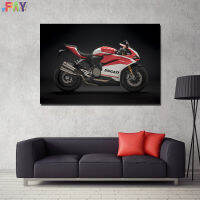 โปสเตอร์รูปรถจักรยานยนต์ศิลปะบนผนังดูคาติ959 Panigale ตกแต่งห้องนั่งเล่นด้วยผ้าใบพิมพ์และพิมพ์ผ้าใบวาดภาพ0725E1