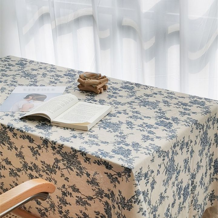 g-amp-s-micro-life-hall-retro-time-cotton-linen-blue-flower-wild-rose-tablecloth-picnic-cloth-small-floral-ins-style-home-soft-background-dormitory-desk