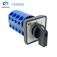 Yaming ไฟฟ้า LW YMW26-254แผง Mount 25A 4เสา3ตำแหน่งควบคุมมอเตอร์วงจร Universal Changeover Rotary Cam Switch