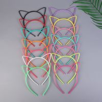 14pcs new beautifully decorated and durable non-slip children cat ears hairband party holiday cartoon headband hair accessories