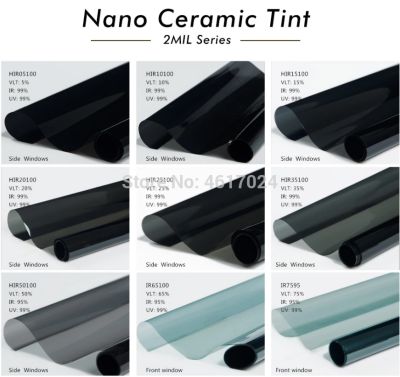 50cmX152cm IR100 Nano Ceramic Film Super Quality High Heat Resistant Car glass Solar Tint Window Films Protective