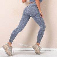 【YD】 Leggings Waist Seamless Sweatpants Knitted Breathable Hip Lift for Woman Joggers