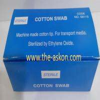 ไม้พันก้านสำลี ปลอดเชื้อ Cotton Swap 100 ก้าน คุณภาพดี