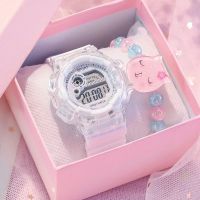 Hot Seller Childrens watch 6-12 years old ins style niche design Mori college multifunctional sports luminous girl