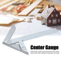 Center Gauge 100x70 มม. ไม้บรรทัดสแตนเลสวัด Scribing เครื่องมือ สำหรับงานไม้