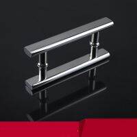 304 stainless steel square tube paired handle shower room store office glass door square double-sided handle(D-47)Free shipping Door Hardware