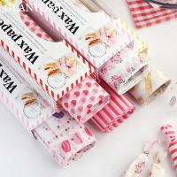 50Pcs/Lot Wax Paper Food Grade Grease Paper Food Wrappers Wrapping Paper For Bread Sandwich Burger Fries Oilpaper Baking Tools