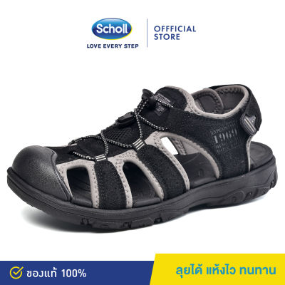 Scholl Cyclone 1u-1969 รองเท้าแตะ ผู้ชาย ผู้หญิง Plus Size EU46mens Sandals รองเท้าชายหาดกลางแจ้งหนังนิ่ม