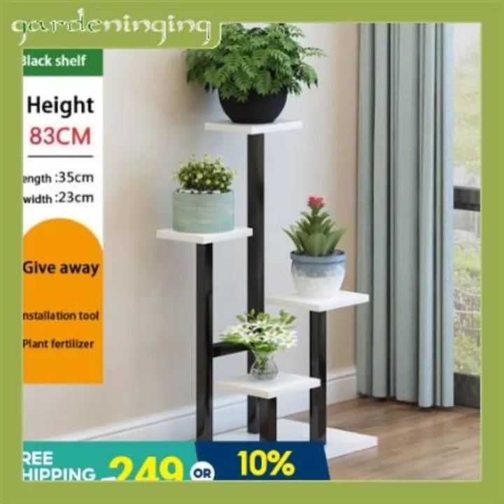 gardeninging Multilayer plant stand Indoor metal flower stand Outdoor