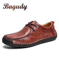 Sepatu Mokprio Kualitas Tinggi,Hepatu Kulit Kasual Merek Fashion, Sepatu Flat ASIN Pria Musim Musim Gur,Sepatu Mokukuran Besar 38-48 2023