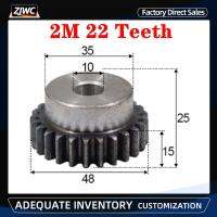 1ชิ้นเดือยเกียร์ Pinion 2เมตร22ครั้ง2mod 22ฟันขวาฟันหลุม10มิลลิเมตร45เหล็กที่สำคัญเกียร์ Cnc ชั้นวางเกียร์ส่ง