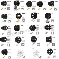 1Pcs HS 9" Crimping pliers jaw pliers Insulated tubular terminals Plug spring DuPont bare terminals Jaws
