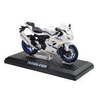 1:12 CCA SUZUK GSX-R1000รถมอเตอร์ไซค์แบบหล่อให้ของขวัญของเล่นโมเดลรถจักรยานยนต์หล่อจากโลหะผสมฐาน