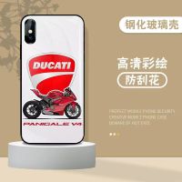 Ducati เคสสำหรับไอโฟนโทรศัพท์กันกระแทก14 /Pro/plus/Pro Max/ 13/12/11-กระจกป้องกัน