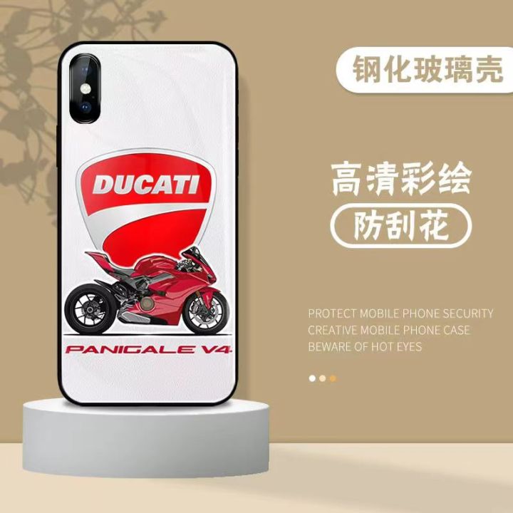 ducati-เคสสำหรับไอโฟนโทรศัพท์กันกระแทก14-pro-plus-pro-max-13-12-11-กระจกป้องกัน