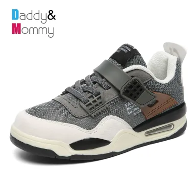 Air Cushion Kids Casual Shoes Boys Toddler Girls Shoes Sport Children Sneakers Breathable Hook&amp;Loop Tennis Baby Sneaker Fashion