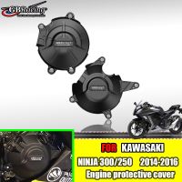 ✚♈☋ For Kawasaki Z300 EX300 Ninja 300 2014 2015 2016 Ninja 300 Motorcycle Engine Case Guard Protector Cover GB Racing