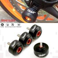 สำหรับ KTM DUKE 125 200 2012 DUKE390 2013 2014ส้อมด้านข้างด้านหน้ารถจักรยานยนต์ตัวเลื่อนโครงล้อเครื่องป้องกันการกระแทก Duke 250 2016-2022 U-6H