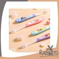 【K9】RABITO 【 แพ็ค2ชิ้น 】แปรงสีฟันเด็ก แปรงสีฟัน แปรงสีฟันขนนุ่ม แปรงสีฟันสำหรับเด็กเล็ก ขนนุ่มมาก ไม่บาดเหงือก