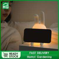 Homyl หลอดไฟ LED ซิลิโคนไฟกลางคืน2600K อุ่นสีขาวหรี่ได้สำหรับตั้งแคมป์นอนหลับ