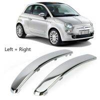 Car ABS Chrome Front Bumper Upper Lower Trim Moulding Chromium for Fiat 500 2007-2015 Decorative Auto Parts Car Styling