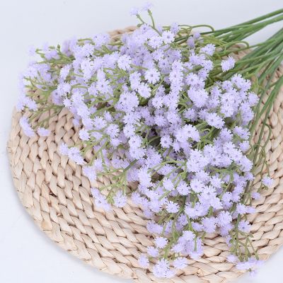 W &amp; G Artificial Flower Soft Rubber PU Gypsophila Plastic Indoor Decoration