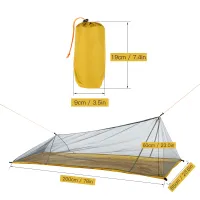 Lixada 1-2 Person Outdoor Mosquito Net Hammock Outdoor Camping Tent Ultralight Mesh Tent Hanging Sleeping Bed Swing Net