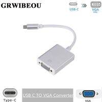 USB Grwibeou 3.1ไปยังตัวแปลงวีจีเอชนิด C ถึงสายอะแดปเตอร์ VGA สำหรับพื้นผิวแม็กบุ๊กใหม่โปรขายร้อน USB C เป็น VGA แปลง