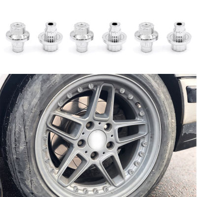 125pcs Car Wheel Nuts Bolts For Rims Lip Decoration Tire Nail Studs Spike Screw Auto Replacement Styling Exterior Accessories