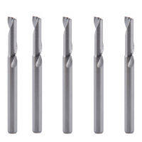 5Pcs 3.175X12Mm เครื่องตัดขลุ่ยเดี่ยวสำหรับอลูมิเนียม Cnc เครื่องมือ Solid Carbide อลูมิเนียมคอมโพสิตแผง