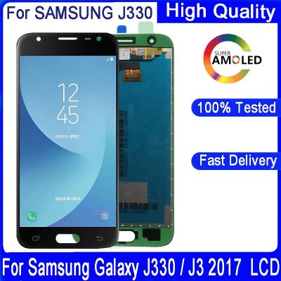 For SAMSUNG GALAXY J3 2017 J330 J330F SM-J330F Original 5.0 LCD Display Touch Screen Digitizer Component Replacement