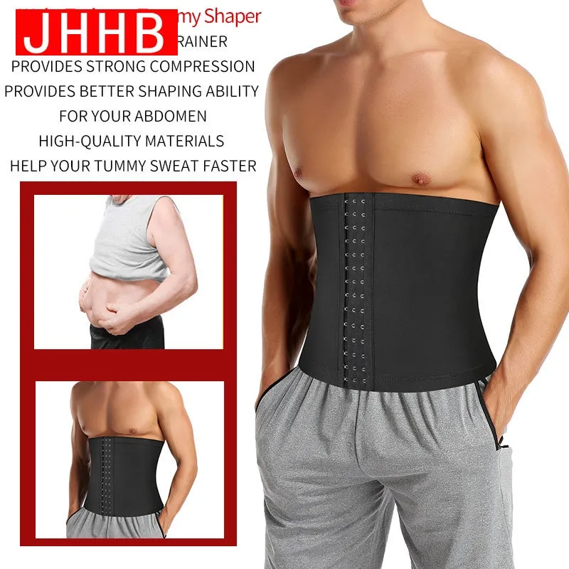 Mens Waist Trainer Shapewear Shorts Tummy Shaper High Waist