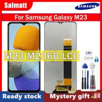 Salmatt ต้นฉบับสำหรับ Samsung Galaxy M23จอแสดงผล LCD แบบสัมผัสหน้าจอกระจกกันรอยดิจิตอลสำหรับ Samsung M23 M236 SM-M236B LCD,SM-M236B /Ds