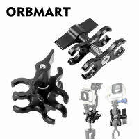 ORBMART รุ่นอัพเกรด3หลุมผีเสื้อคลิปดำน้ำยึด Monut โครงกระดูกกล้องกีฬาอุปกรณ์เสริมโคมไฟแขนหัวบอลหนีบ