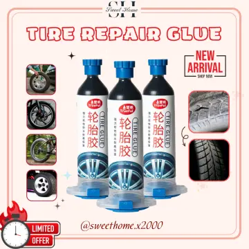  Black Tire Repair Glue Rubber Strong Adhesive Bonding