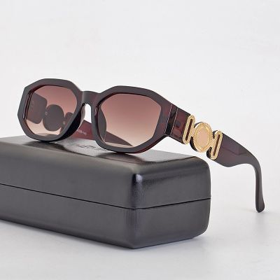 2022 Fashion Personalized Metal Decorative Men Sunglasses Irregular Small Frame Women Sunglass UV400 Vintage Glasses