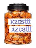 xzcstttปูรสเผ็ดพร้อมรับประทาน 500g ปูทะเลรสเผ็ด ปลอดไขมันต่ำสุทธิสีแดงขนมอาหารทะเลยอดนิยม