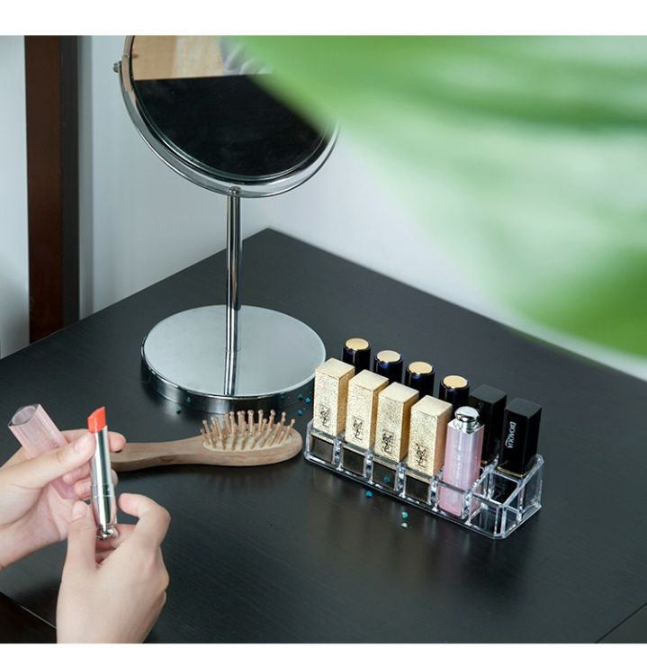 no-5-cosmetic-organizer-ชั้นวางเครื่องสําอาง-ชั้นวางลิปสติก-กล่องใส่ลิปสติก-12-ช่อง