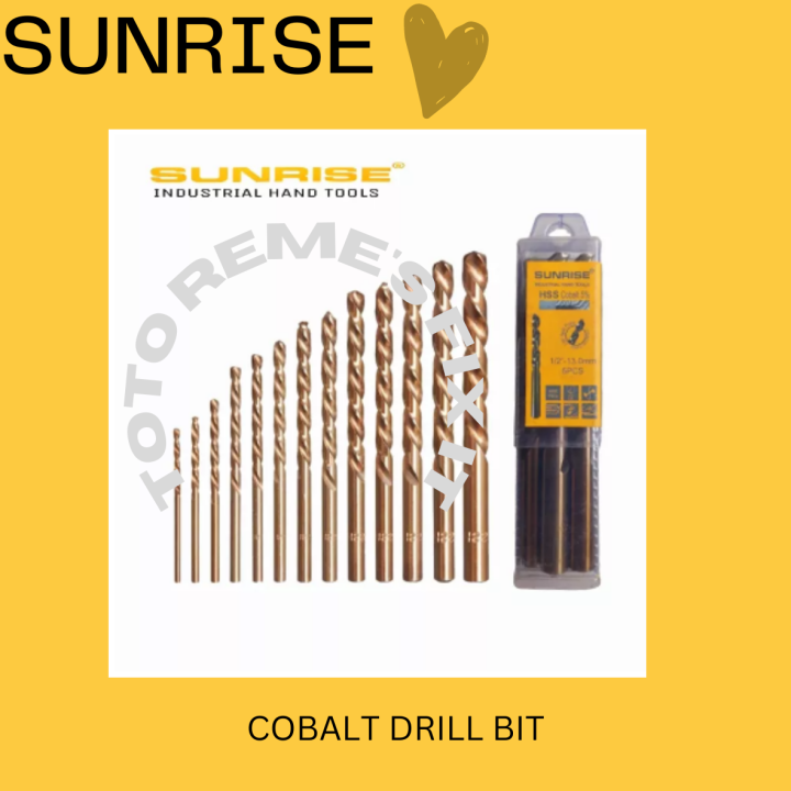 SUNRISE COBALT DRILL BITS (toto reme's shop) Lazada PH