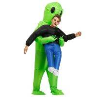 Kids Adult ET Alien Inflatable Costume Anime Suits Dress Mascot Halloween Party Cosplay Costumes For Man Woman Boys Girls