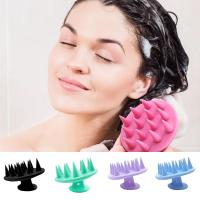 【YF】☼▼☑  Silicone Scalp Massage Comb Massager Hair Washing Shampoo Styling