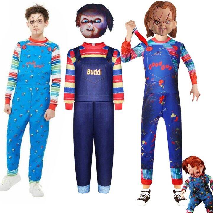 Child's Play Halloween Horror Costumes Children Chucky Cosplay Costume